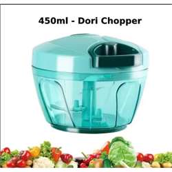 Narayani 450ml 3 Stainless Steel Blades Vegetable Chopper, Fruit Chopper, Chilly Cutter, Tomato Cut
